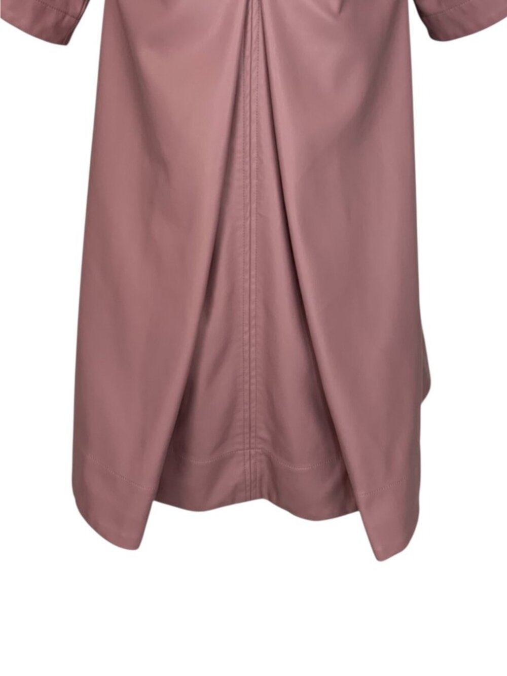 Anthropologie Maeve The Emmy Faux Leather Mini Dress 2XS XXS Pink - Picture 13 of 16
